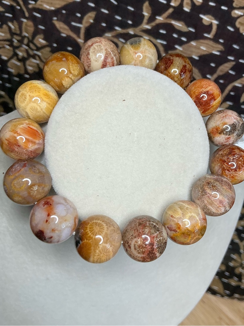 High Quality Coral Jade - Burnt Orange #3